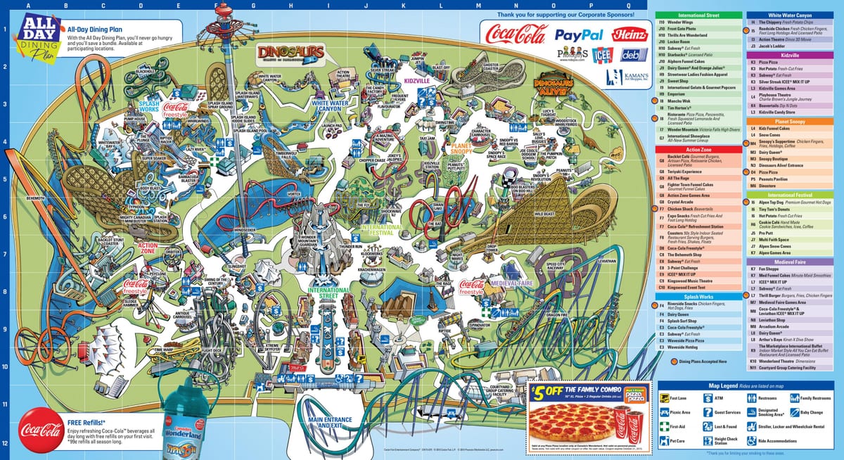 Mapa del Canadà és el país de les meravelles