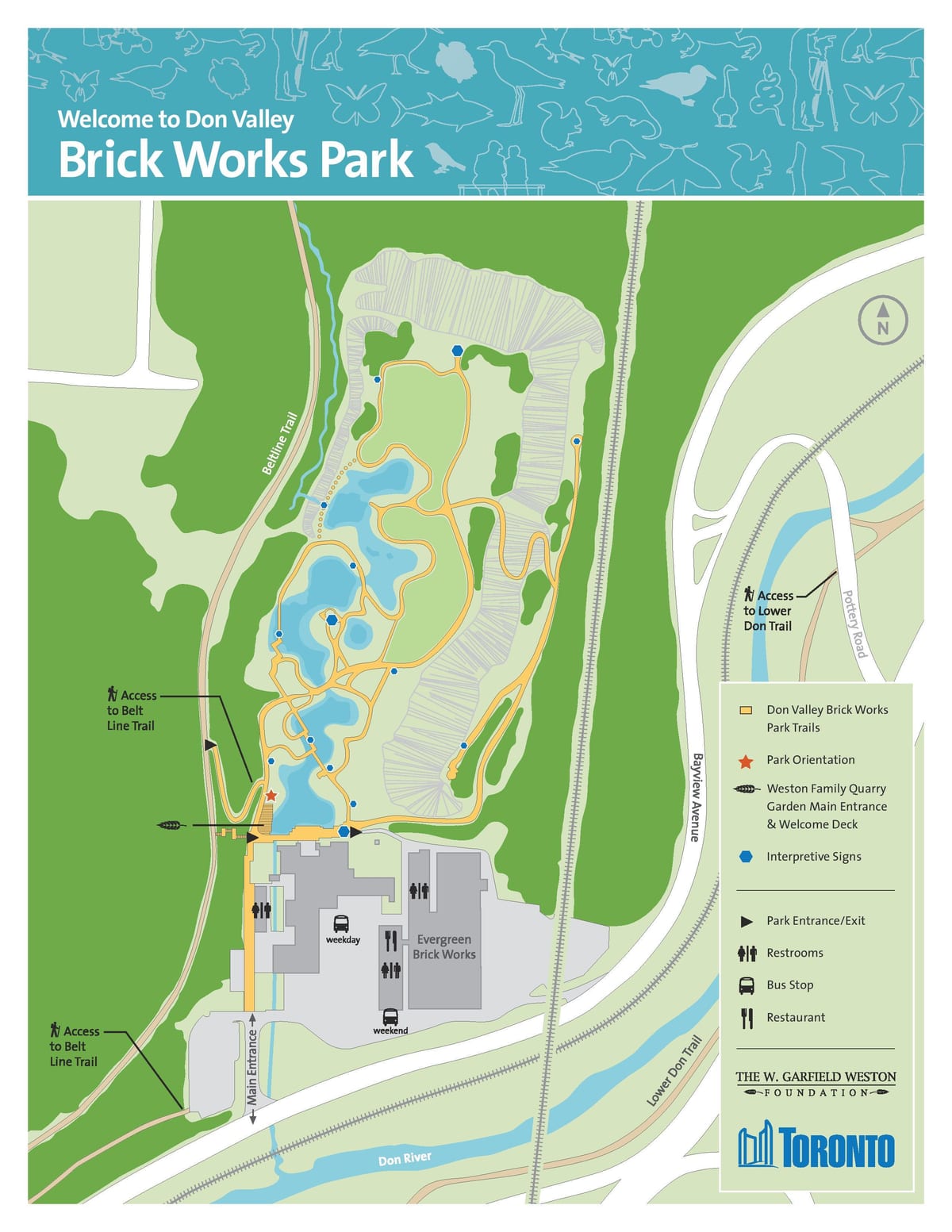 Mapa de Don Vall Maó Obres del parc