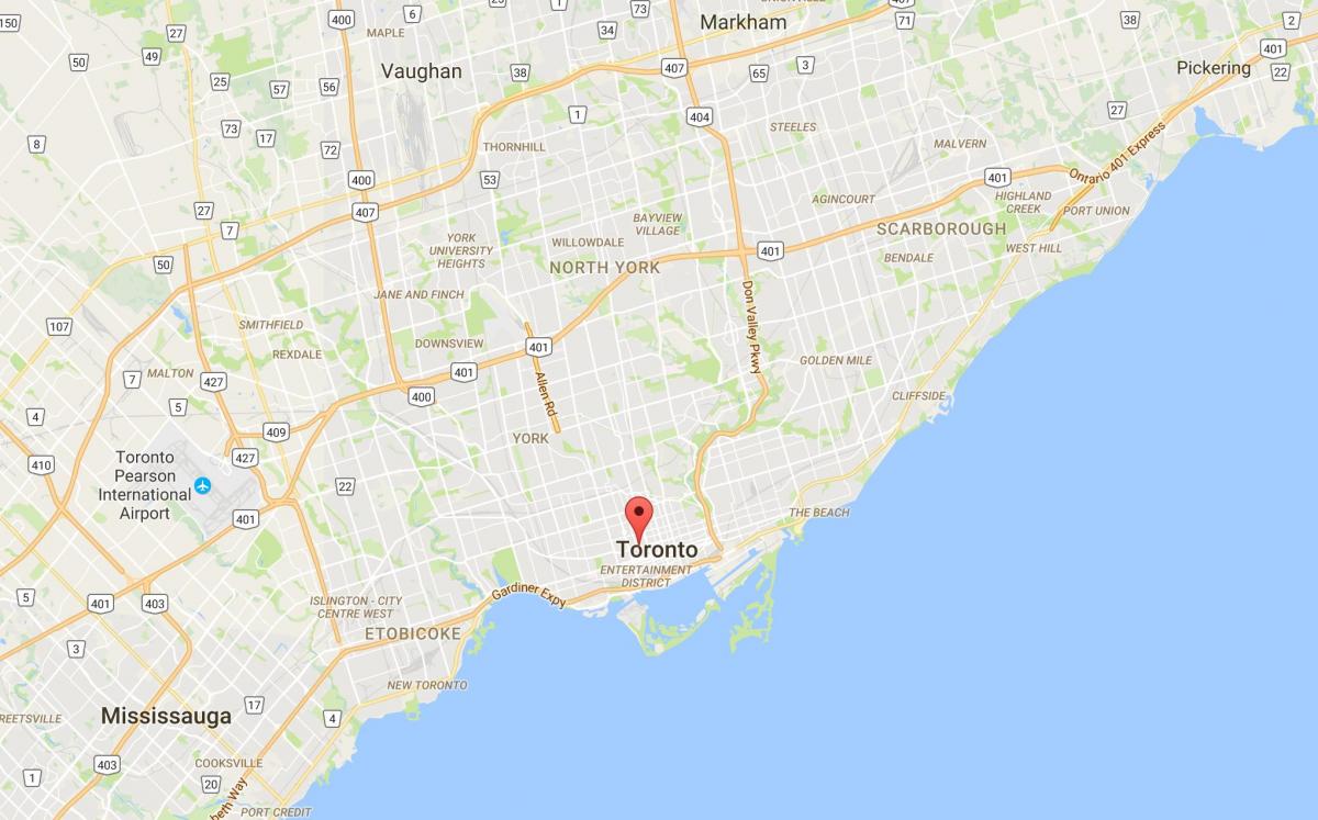 Mapa de la Grange Park districte de Toronto