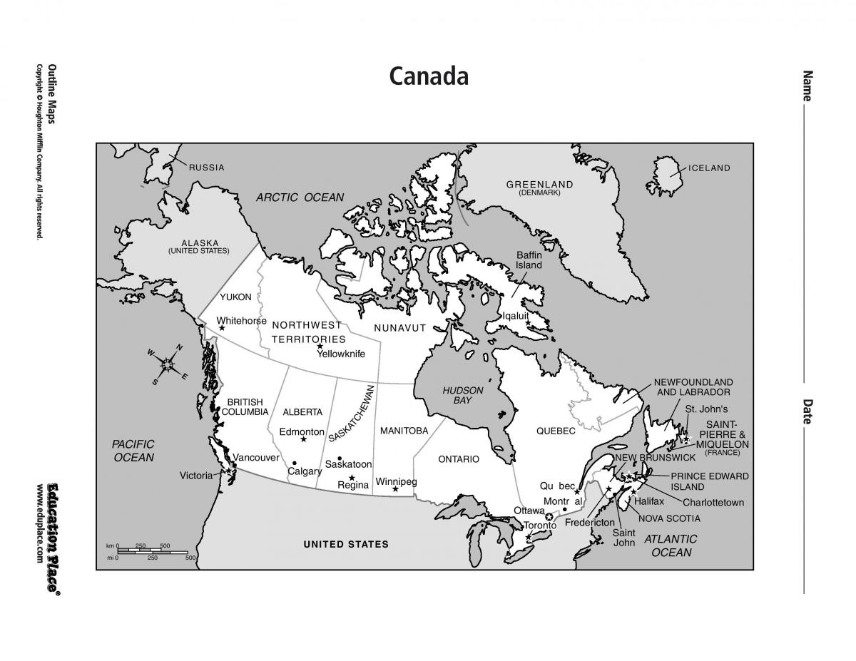Mapa de Toronto, al canadà