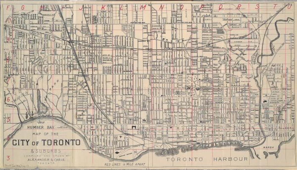 Mapa de Toronto 1902