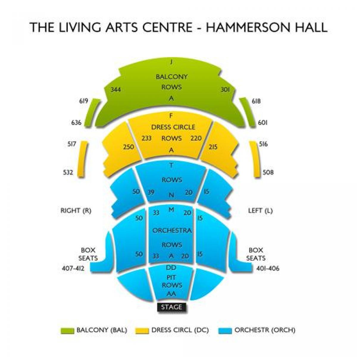 Mapa de Viure Centre d'Arts Hammerson sala