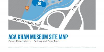 Mapa del museu Aga Khan