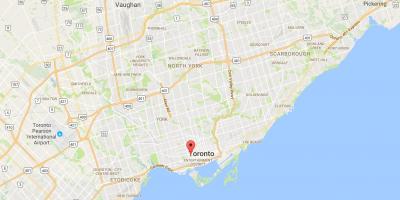 Mapa de Alexandra park districte de Toronto
