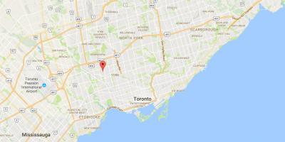 Mapa d'Amesbury districte de Toronto
