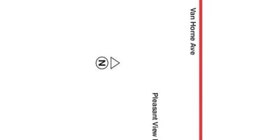 Mapa de TTC 10 Van Horne autobús de Toronto