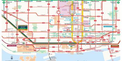 Mapa de TTC centre de la ciutat