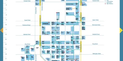 Mapa de la Ruta de Toronto