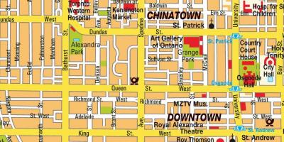 Mapa de Chinatown Ontario