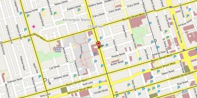 Mapa de Chinatown Toronto
