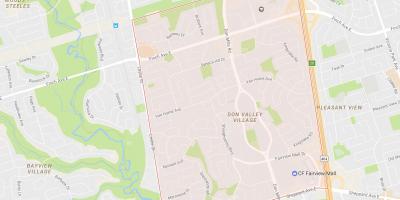 Mapa de La Cacauet barri de Toronto