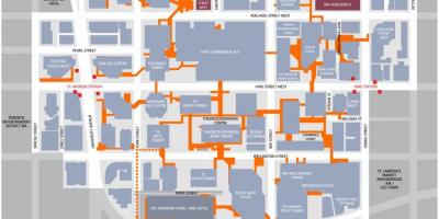 Mapa del barri de negocis de Toronto