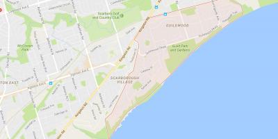 Mapa de Guildwood barri de Toronto