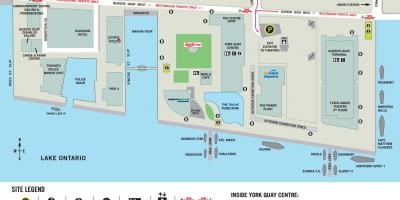 Mapa de Harbourfront Centre de Toronto