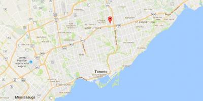 Mapa de Henry Granja districte de Toronto