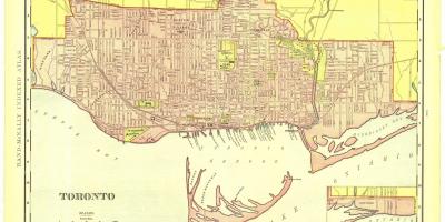 Mapa històric de Toronto