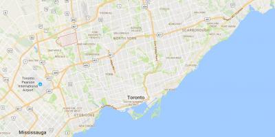 Mapa de Humber Cimera districte de Toronto