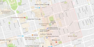 Mapa del Barri Jardí de la Ciutat de Toronto