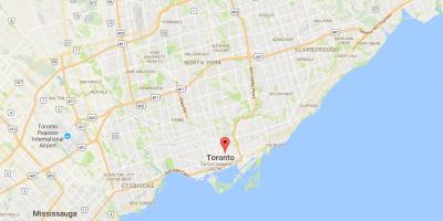 Mapa del Barri Jardí de Toronto