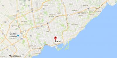 Mapa de Kensington Mercat districte de Toronto