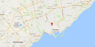 Mapa de L'Annex districte de Toronto