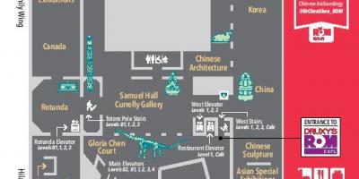 Mapa de Museu Reial d'Ontario nivell 1