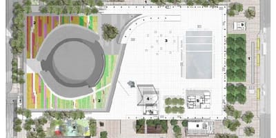 Mapa de Nathan Phillips Square pau jardí
