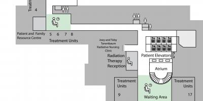 Mapa de la Princess Margaret Càncer de Centre de Toronto 2n pis de Sota (B2)