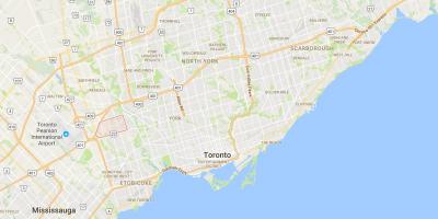 Mapa de Richview districte de Toronto
