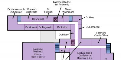 Mapa de Sant Josep, del centre de Salut de Toronto Sunnyside nivell 2