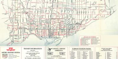 Mapa de Toronto 1976