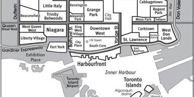 Mapa de Toronto Barri de la guia