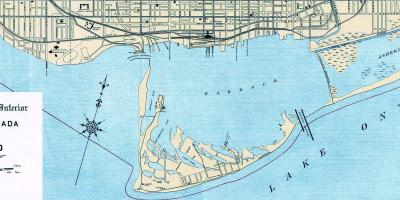 Mapa de Toronto Port de 1906
