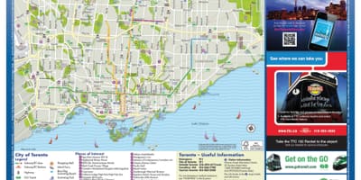 Mapa del turisme de Toronto