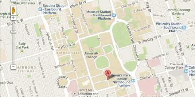 Mapa de la universitat de Toronto Sant Jordi