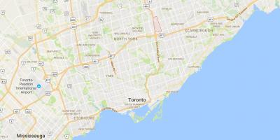 Mapa de Vista Agradable districte de Toronto