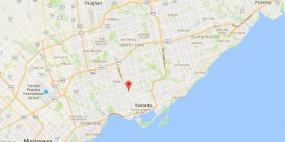 Mapa de Wychwood Park districte de Toronto